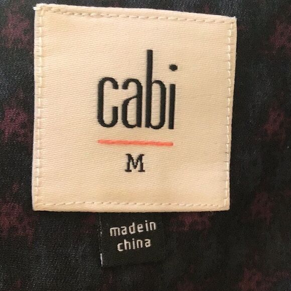 Cabi #3434 Artist Cami Blue Purple Floral Flowing Tank Blouse - Picture 14 of 16